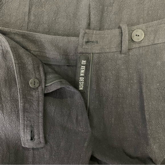 XD Xenia Design Dark Gray Buttoned Flare Leg Pants Size 36 NWT! $306 - Picture 8 of 13